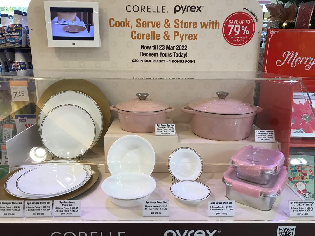 NTUC Redemption Bonus Points for Exclusive Corelle & Pyrex products