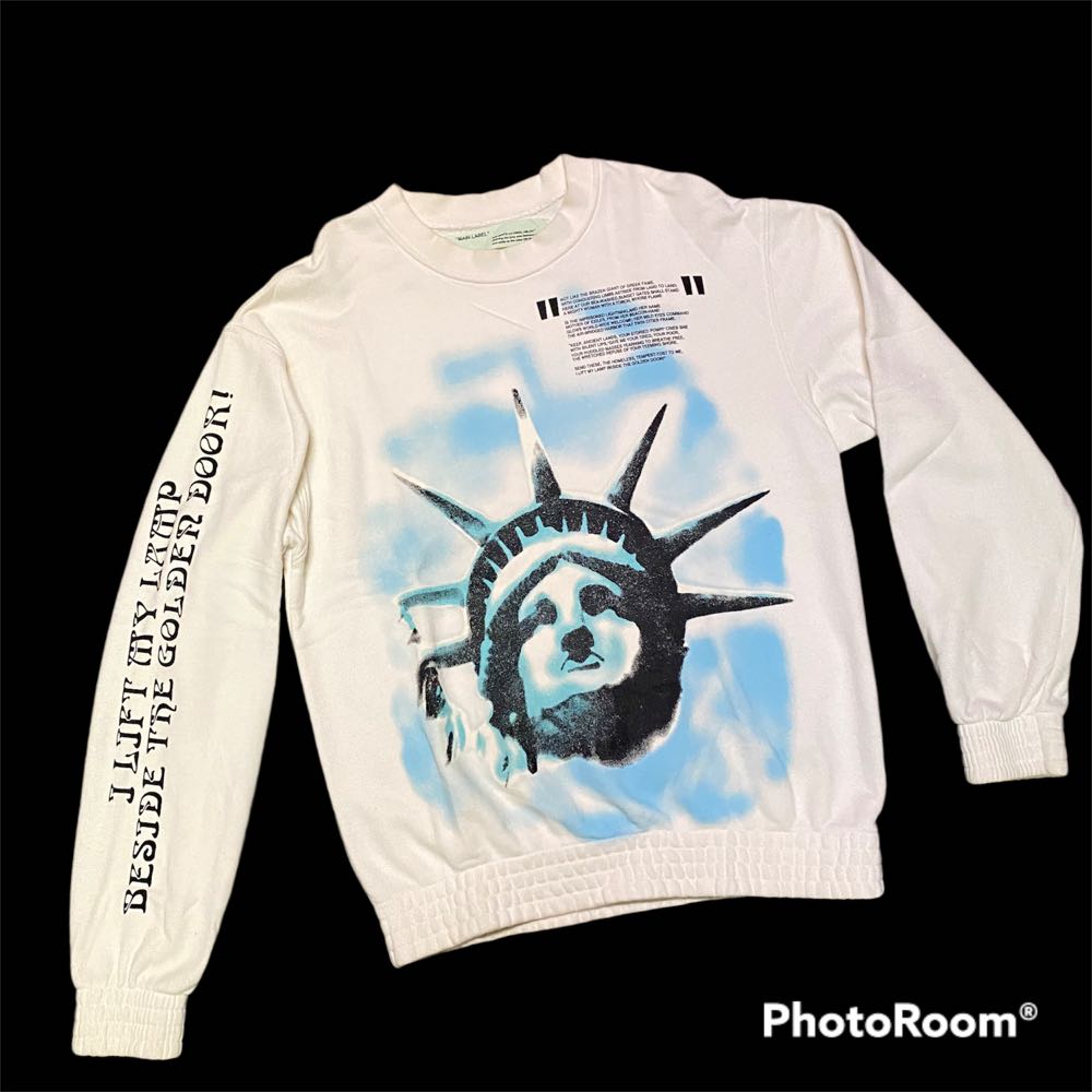 Off white liberty crewneck sale