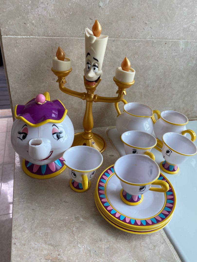 Beauty and the beast chip tea set Clearance