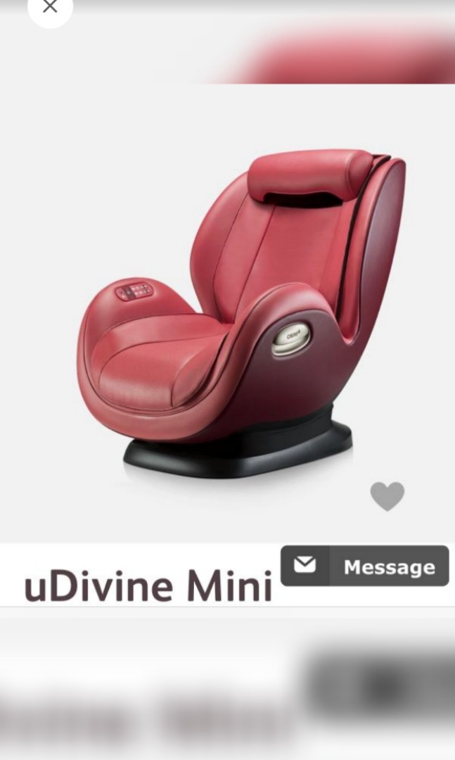 Osim uDivine Mini Massage Sofa Red Brandnew Furniture Home