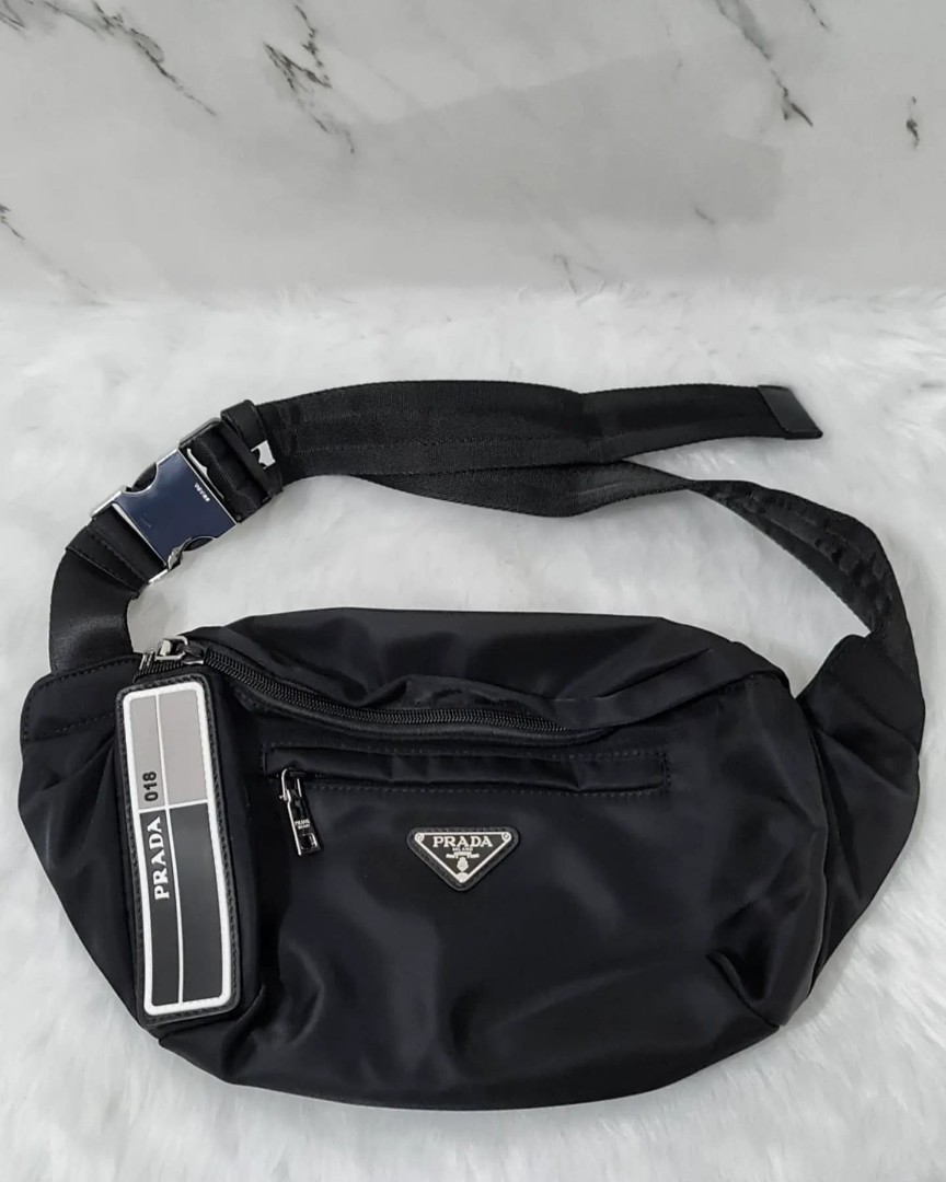 P R A D A belt bag, Luxury, Bags & Wallets on Carousell