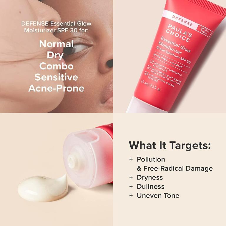 Paula's Choice Essential Glow Moisturizer SPF 30, Beauty & Personal