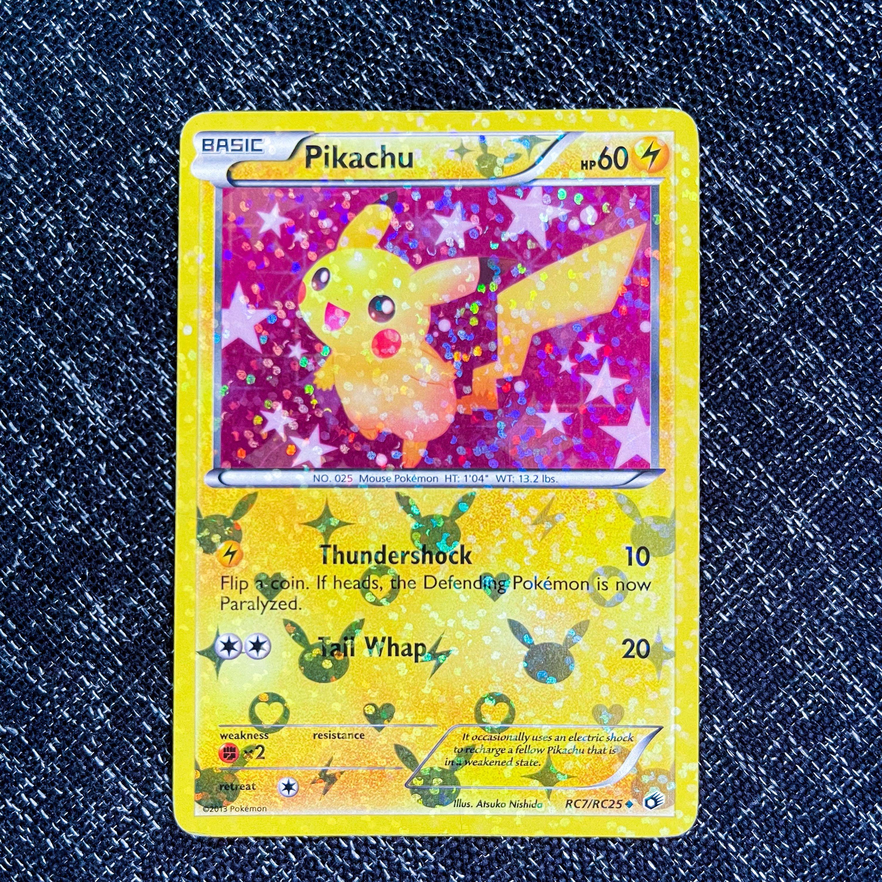 Pokemon TCG Cards Pikachu RC7/RC25 Radiant Collection Holo EXC