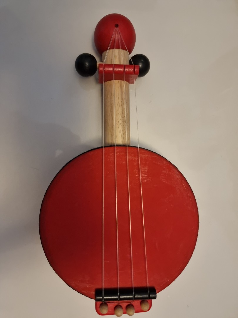 PlanToys Banjo Red for 3y+, Babies & Kids, Infant Playtime on Carousell