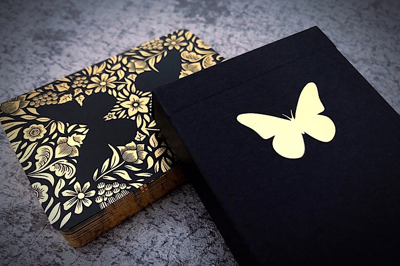  SWINILAYA 2 Pack Black and Gold Playing Cards