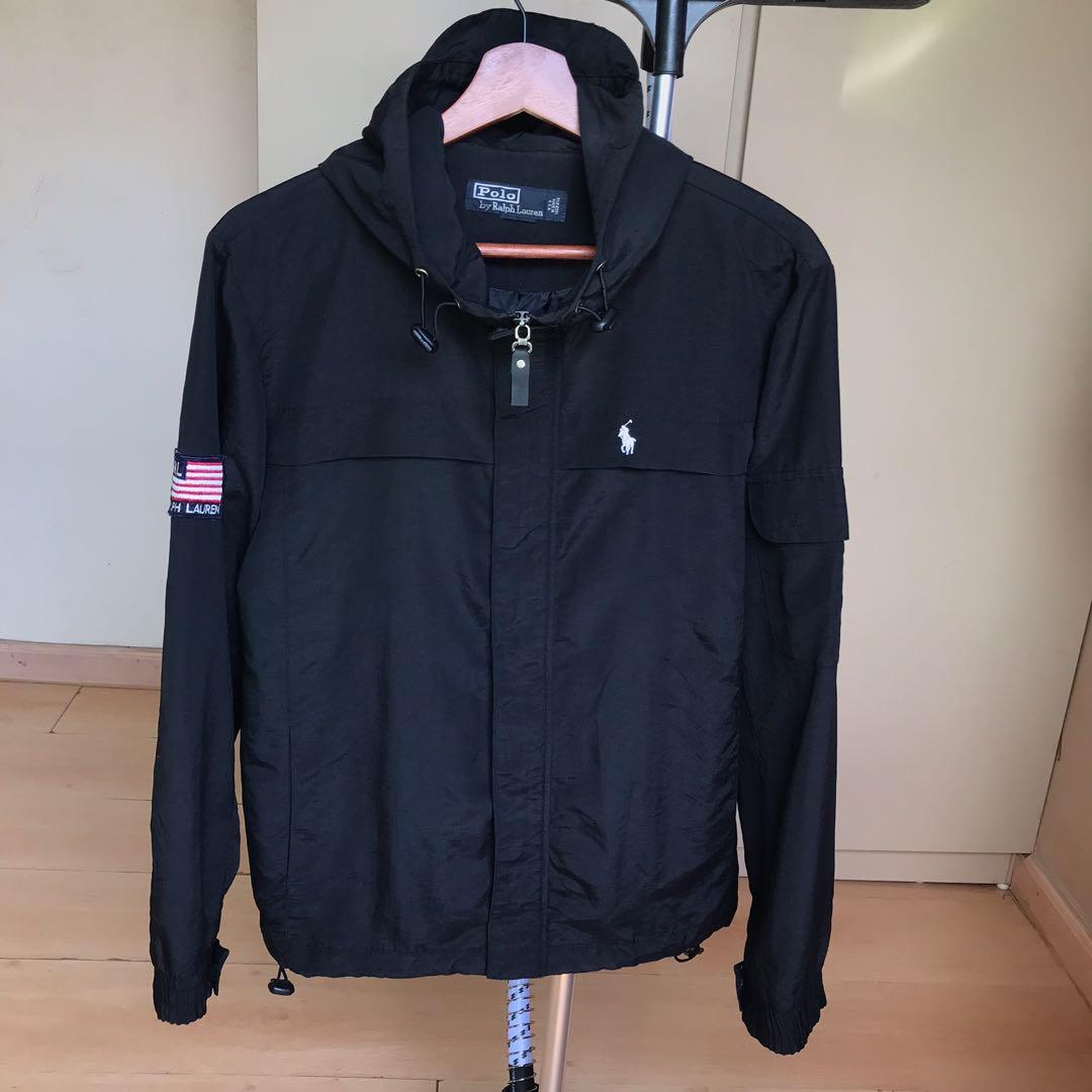 Polo windbreaker jacket mens top