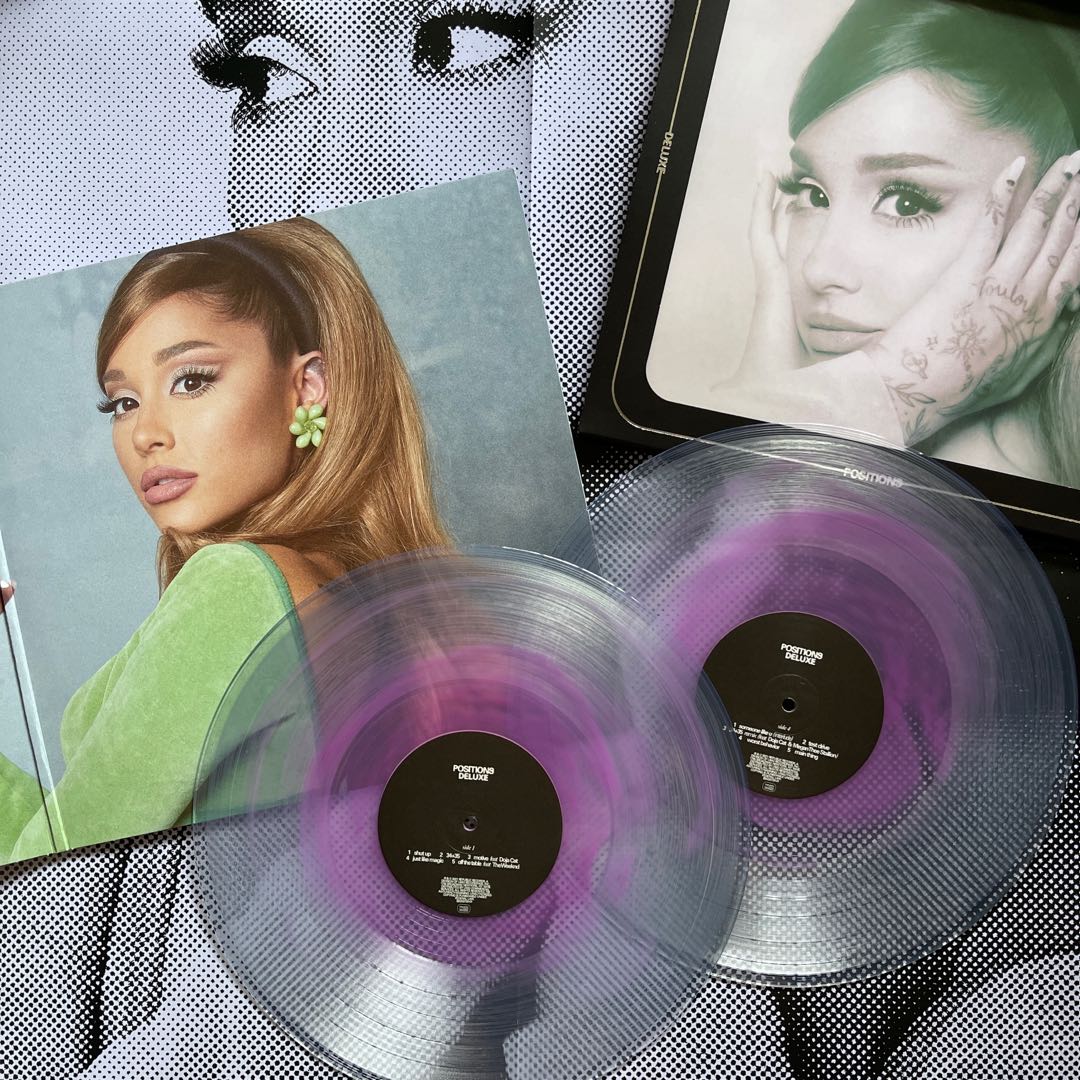 Recordstore.co.uk on X: BACK IN STOCK  Ariana Grande - Positions: Deluxe  Vinyl LP Order now > >   / X