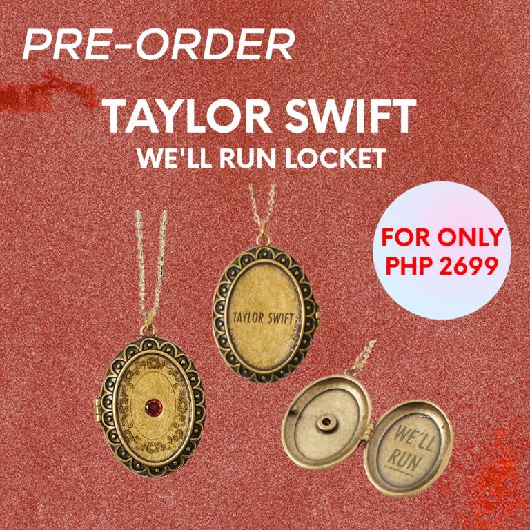 [PREORDER] Official Taylor Swift We'll Run Locket/Necklace, Women's(01)