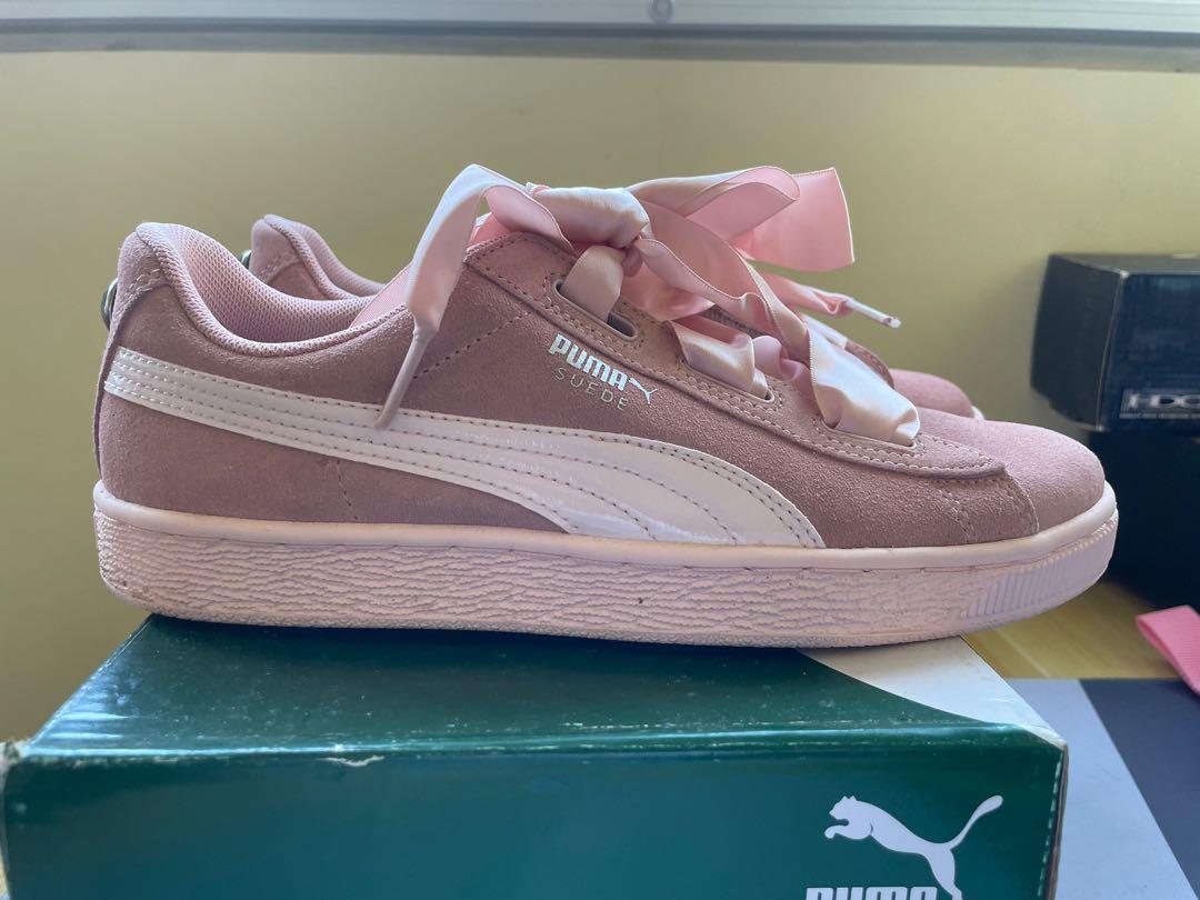 Puma suede hotsell peach