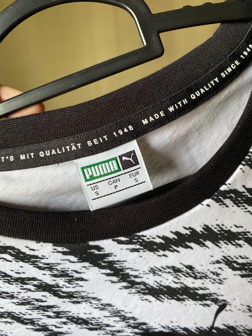 Puma Zebra Print Crop Top