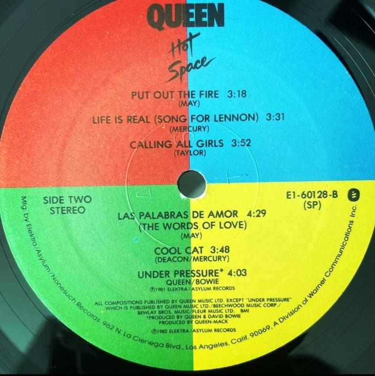 Queen Hot Space Vinilo