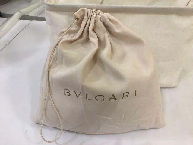 Bvlgari dust top bag