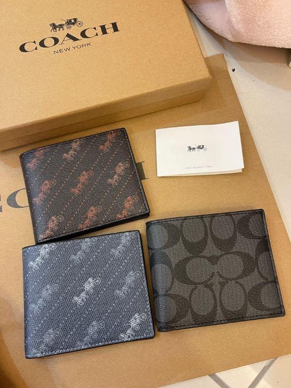 READY STOCK F75910 Coach Wallet monogram, Men's Fashion, Watches &  Accessories, Wallets & Card Holders on Carousell