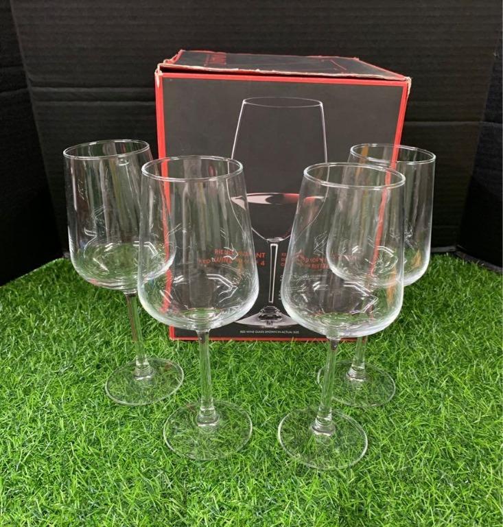 Riedel Vivant 4piece Red Wine Glass Set, Furniture & Home Living