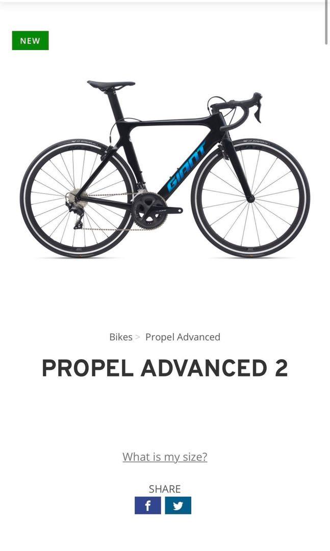 Giant Propel Advance 2 2021 Road bike Sports Equipment Bicycles Parts Bicycles on Carousell