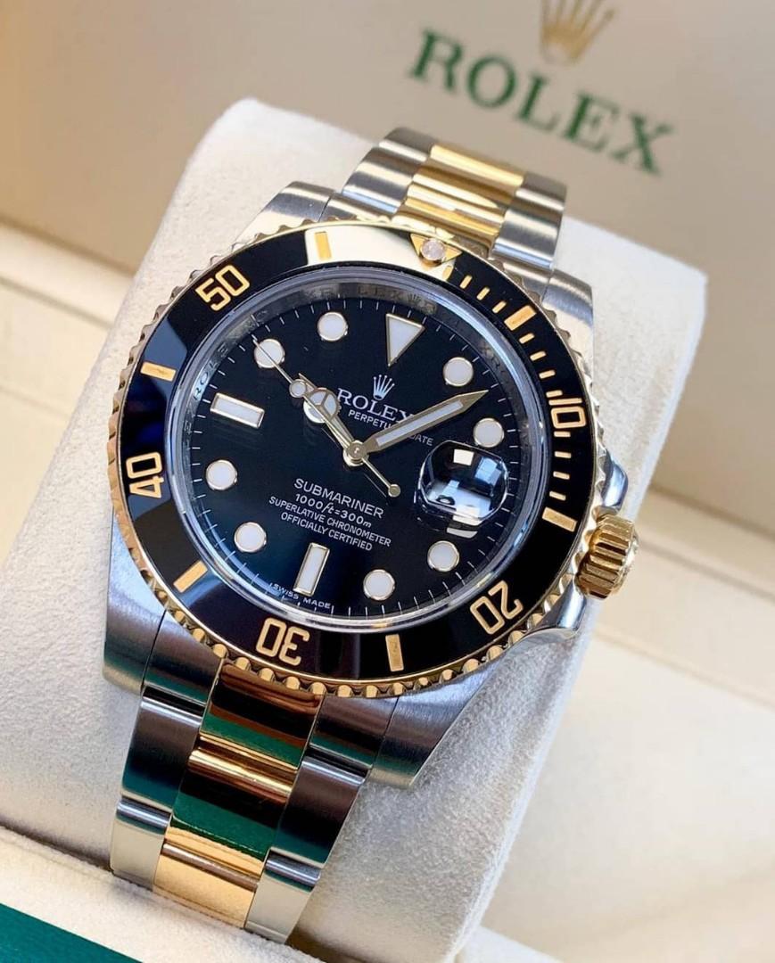 Rolex submariner half sales gold price
