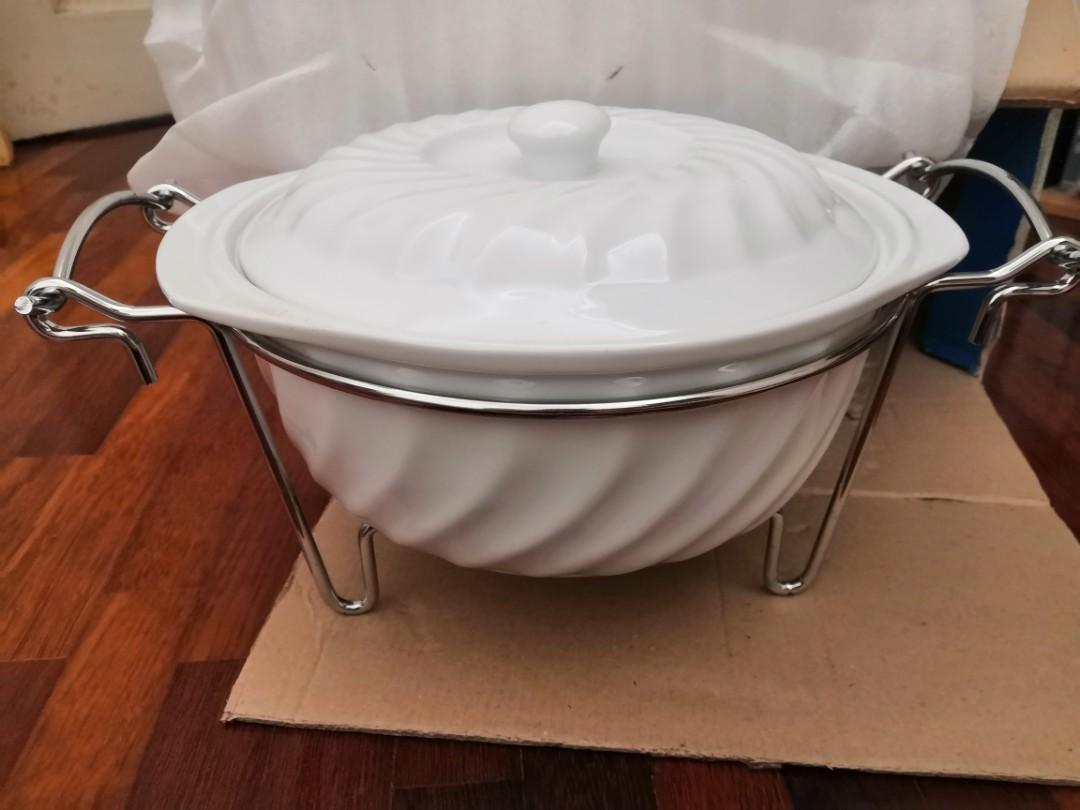 Round food warmer, Furniture & Home Living, Kitchenware & Tableware