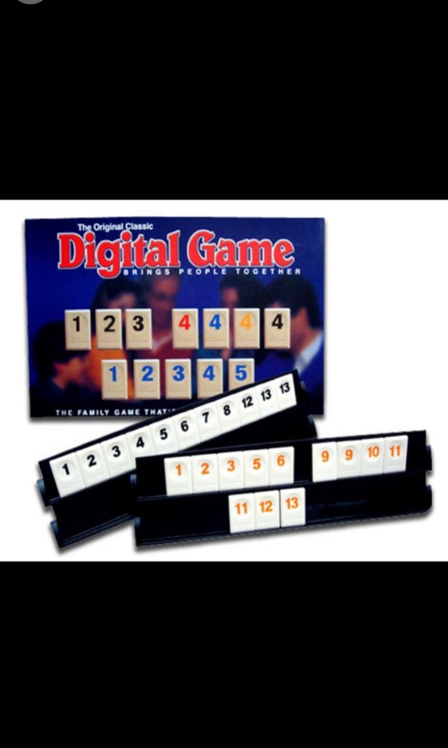 Rummikub Digital Game (Large Number Edition), Hobbies & Toys on Carousell