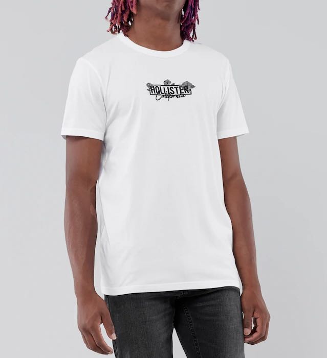 Hollister t shirt mens sale sales