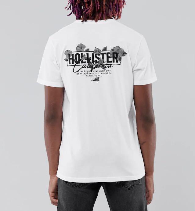 Hollister t shirt deals mens sale