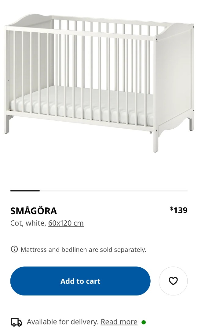 Sell cot, Babies & Kids, Baby Nursery & Kids Furniture, Cots & Cribs on