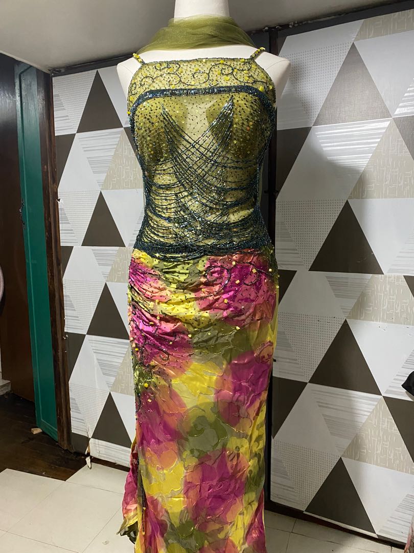 silk shawl for evening dress