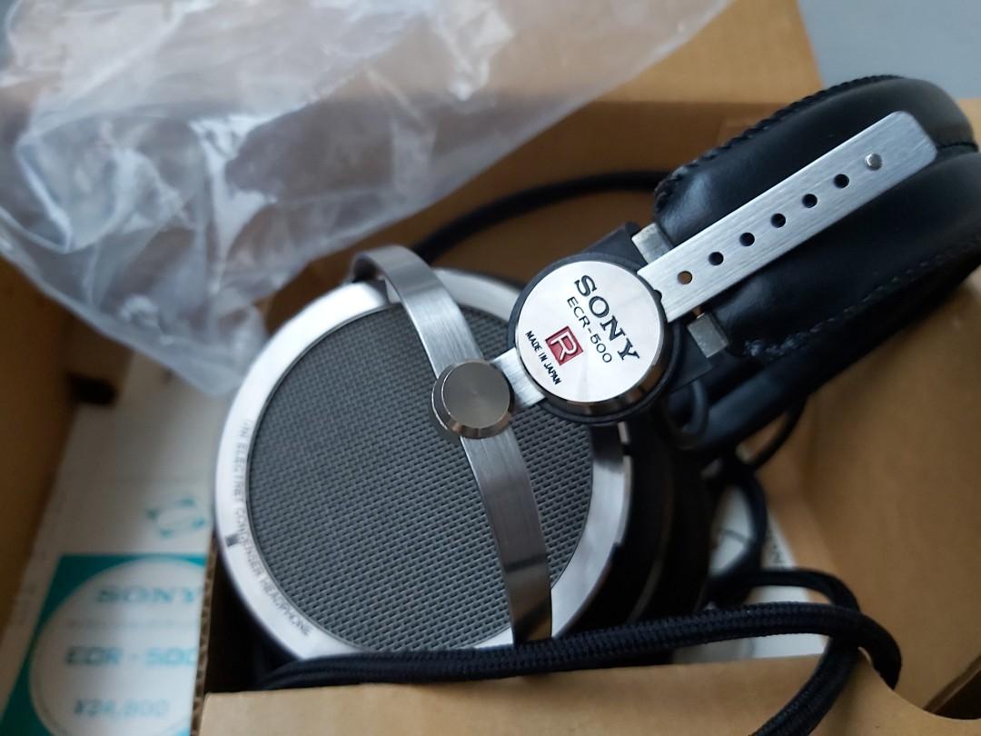 SONY ECR-500 コンデンサーヘッドフォン用アダプター 1970年代 中古