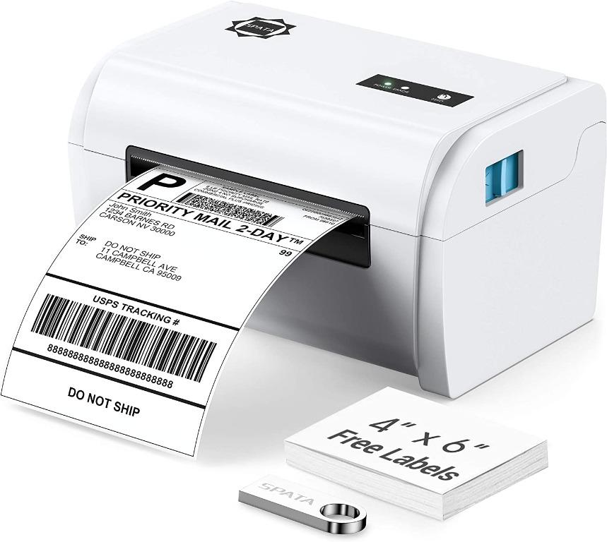 SPATA Label Printer 4x6 Thermal Shipping Label Printer 160mm ...