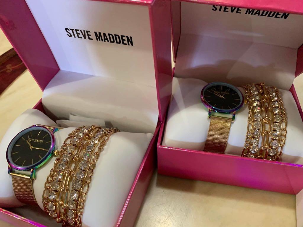 Steve madden watch set discount