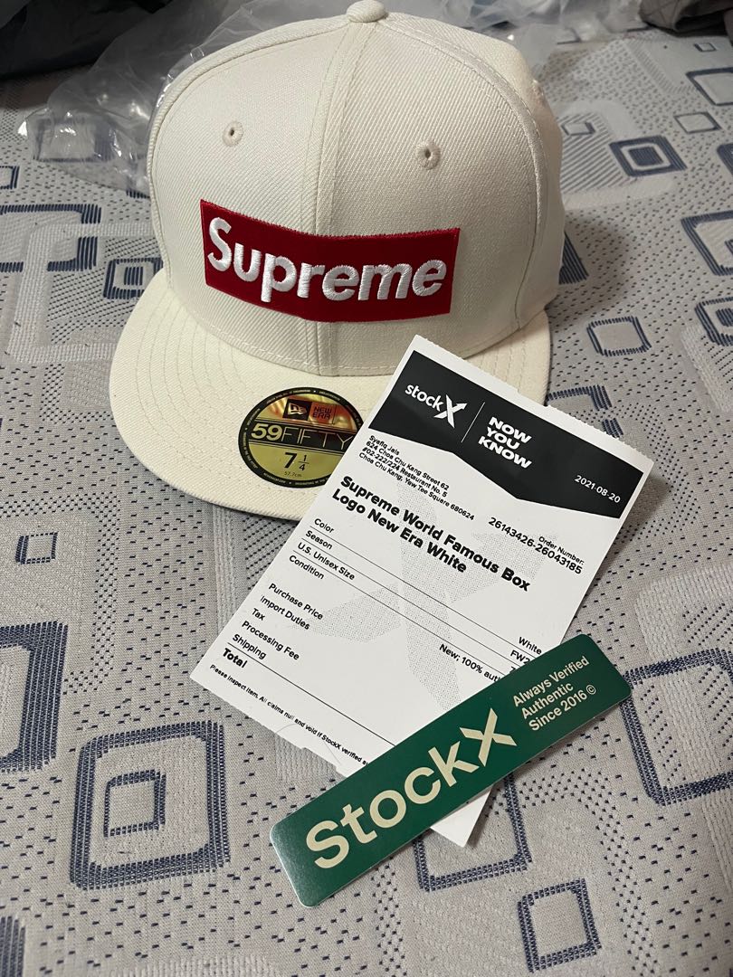 Supreme World Famous Box Logo New Era Black - FW20 - US