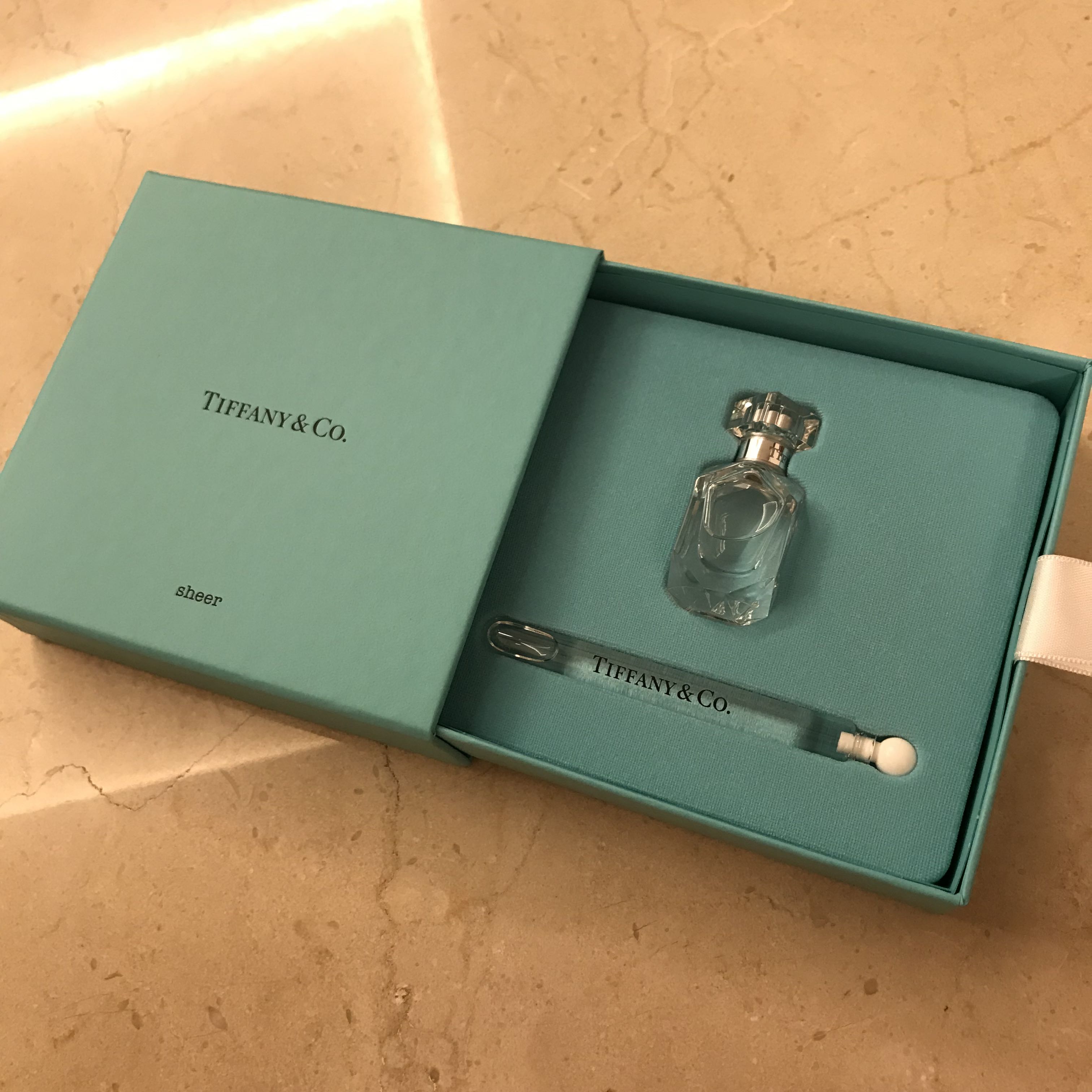 Tiffany and co cheap sheer perfume set