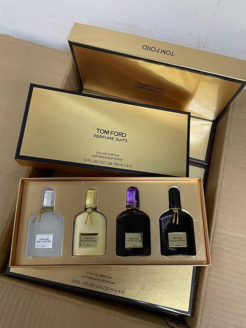 TOM FORD PERFUME SUITS 4IN1 (4X30ML GOLD BOX) SET #GreatAsGift, Beauty &  Personal Care, Fragrance & Deodorants on Carousell