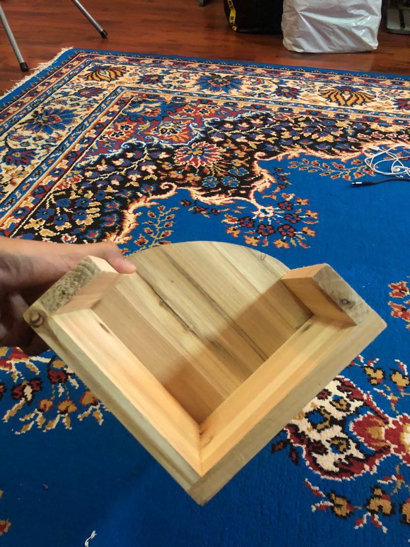 Tortoise Wooden House Wood Reptile Hide Lizards Frogs Turtles Cave, Pet