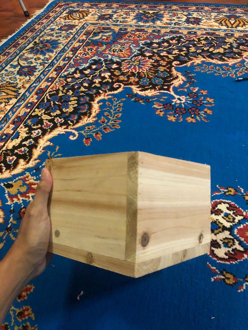 Tortoise Wooden House Wood Reptile Hide Lizards Frogs Turtles Cave, Pet