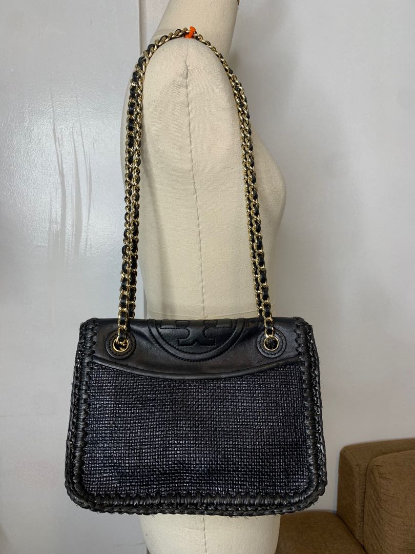 tory burch denim bag
