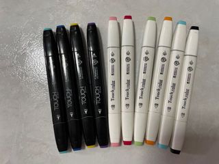 Shinhan Art Touch Twin Brush 1211213 12-Piece Main Colors Marker Set