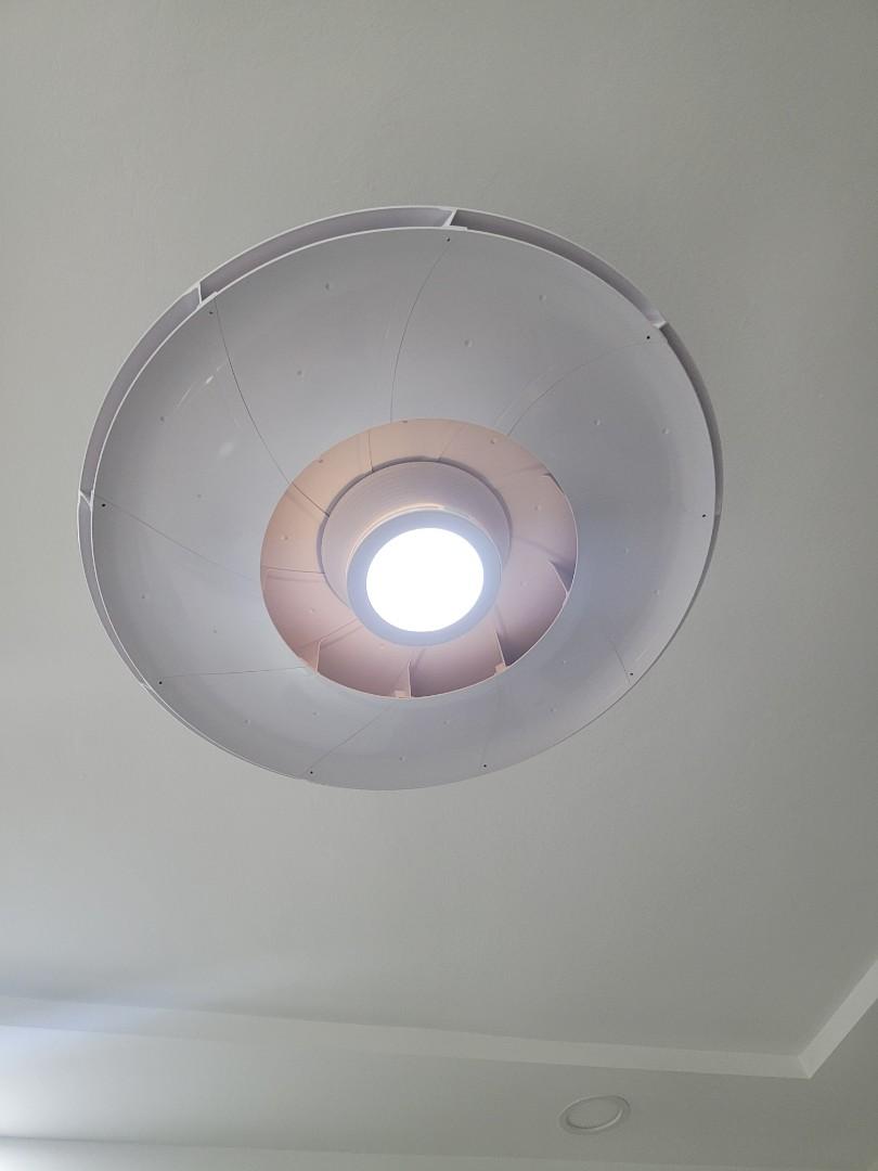 Vortec UFO Bladeless Ceiling Fan, Furniture & Home Living, Lighting