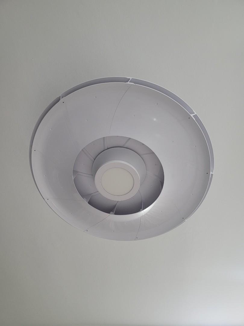 Vortec UFO Bladeless Ceiling Fan, Furniture & Home Living, Lighting