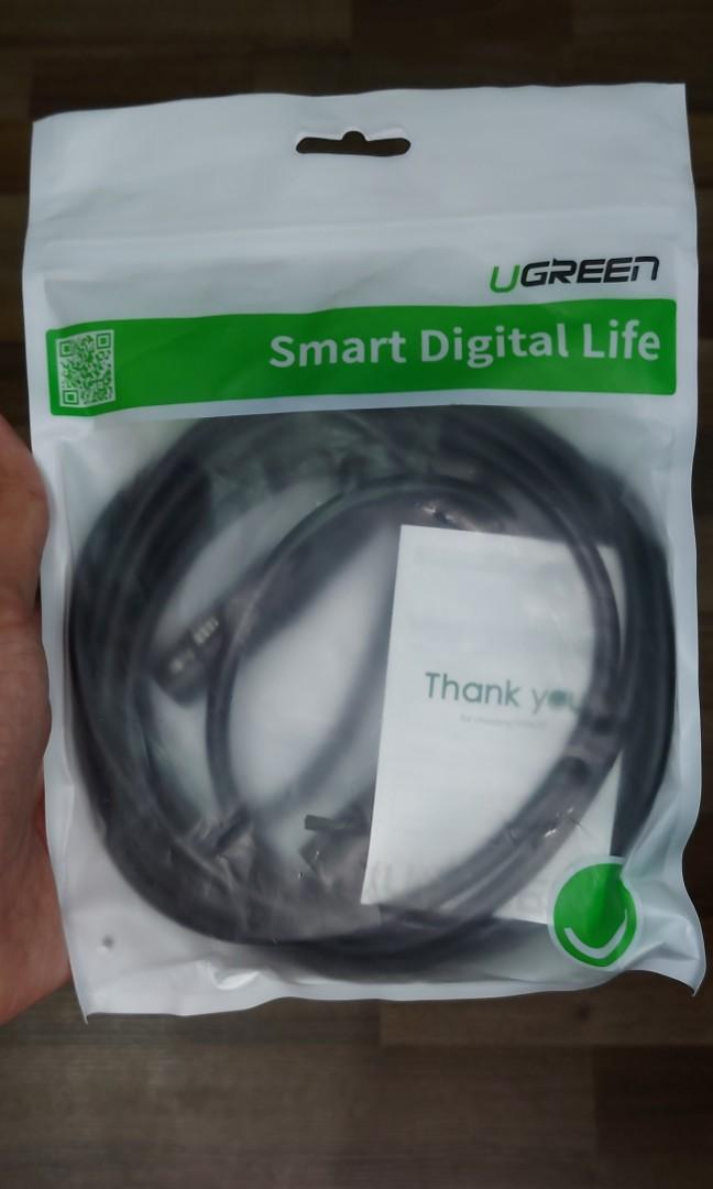 UGreen XLR Microphone Cable (Category: Cables & Adaptors) located in Singapore. Submitted by urfriendlyneighbourhoodseller (Listing ID 1131774733, Image 1). Description: XLR Microphone Cable Can be used to connect your XLR microphone to an amplifier. Mail and Self-Collect available S.C. @ 670438 Mailing - 2-4 business days +$3.