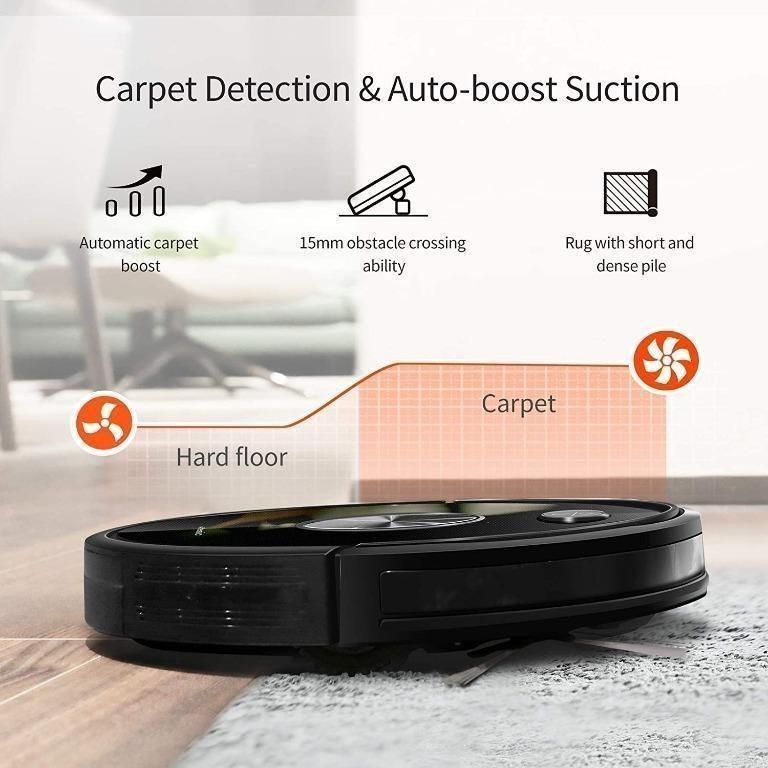 Ultenic D5s Pro Robot Vacuum Cleaner with Mop, 2500Pa Suction, WiFi