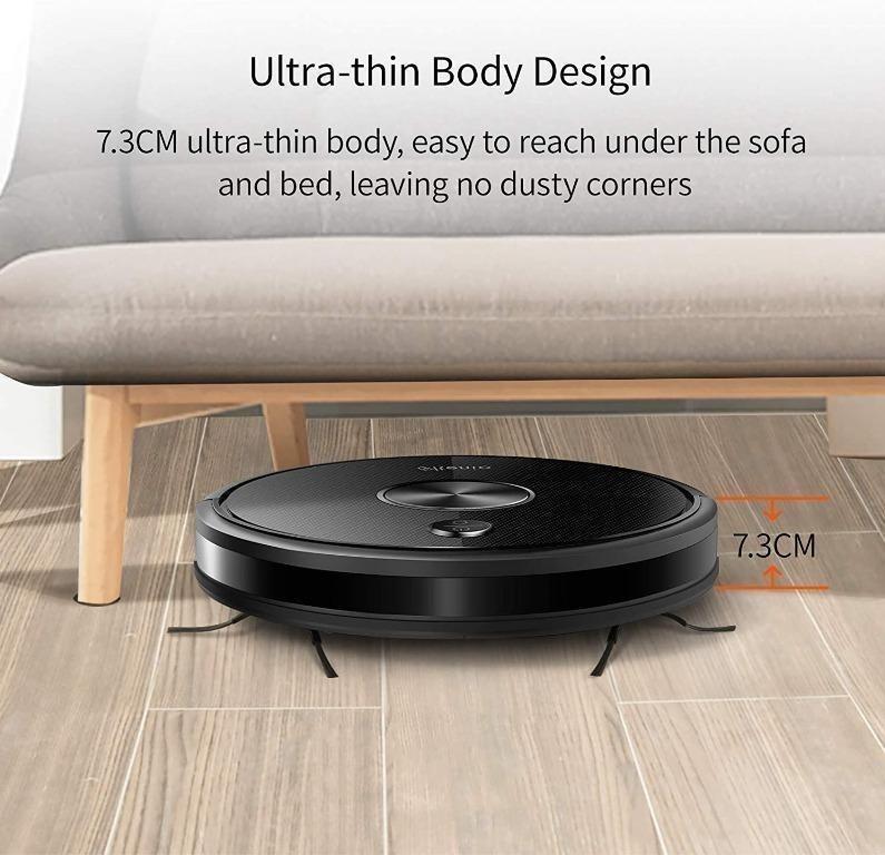 Ultenic D5s Pro Robot Vacuum Cleaner with Mop, 2500Pa Suction, WiFi