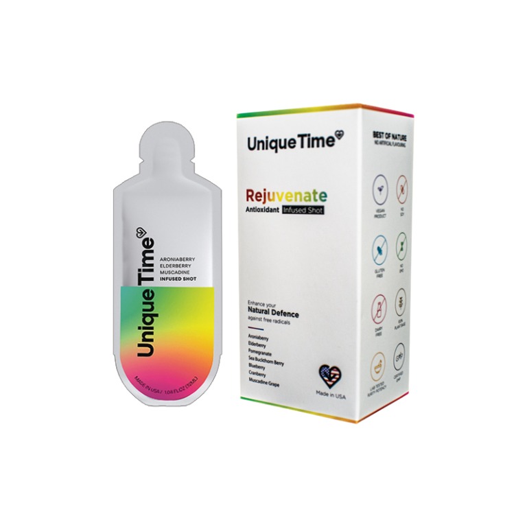 Unique Time Rejuvenate Antioxidant Shots 7 Sachets (Expiry Mar 2022