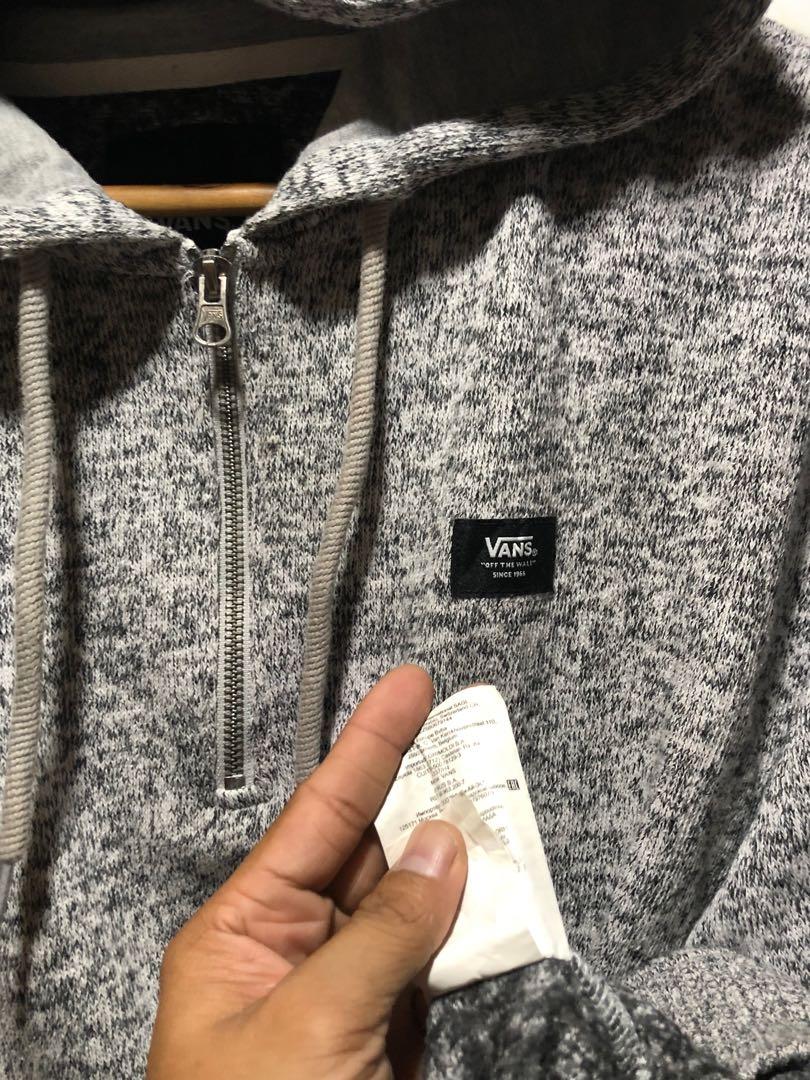 Vans Half Zip Hoodie Jacket, Men's Fashion, Coats, Jackets and
