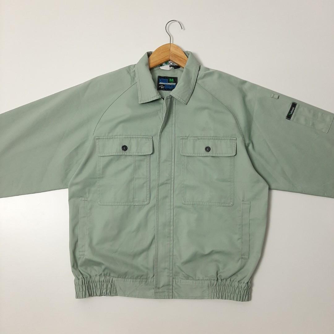 green workwear jacket