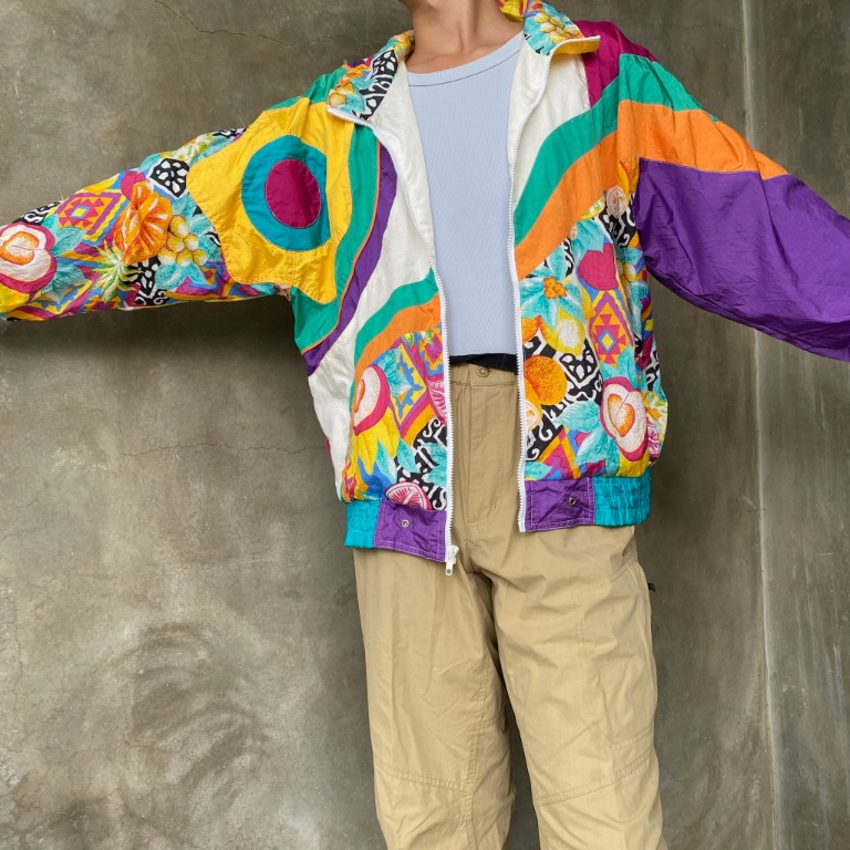 Colorful windbreaker sale
