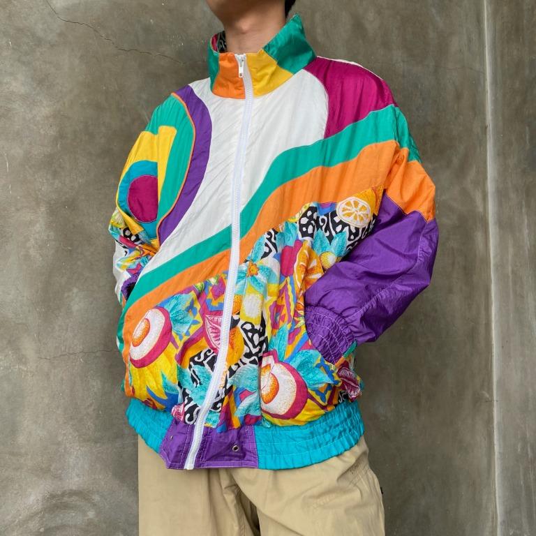 Colorful windbreaker shop vintage