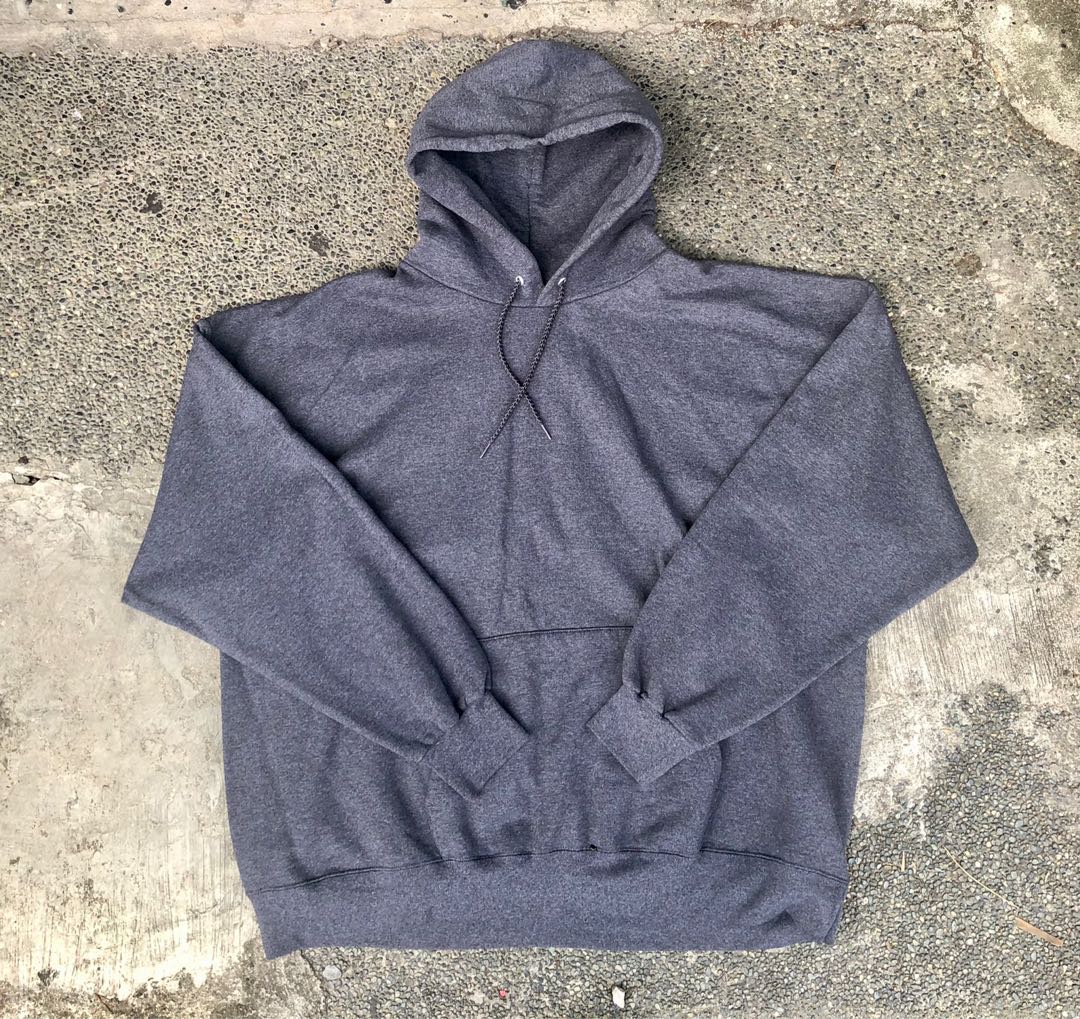 Vintage Hanes Blank Hoodie, Men's Fashion, Coats, Jackets and Outerwear ...