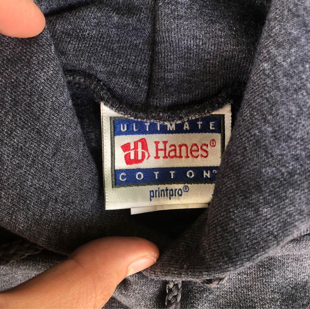 Vintage Hanes Blank Hoodie, Men's Fashion, Coats, Jackets and Outerwear ...