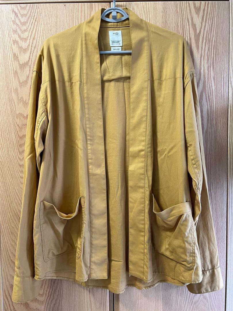 Visvim lhamo shirt mustard size 4, 名牌, 服裝- Carousell