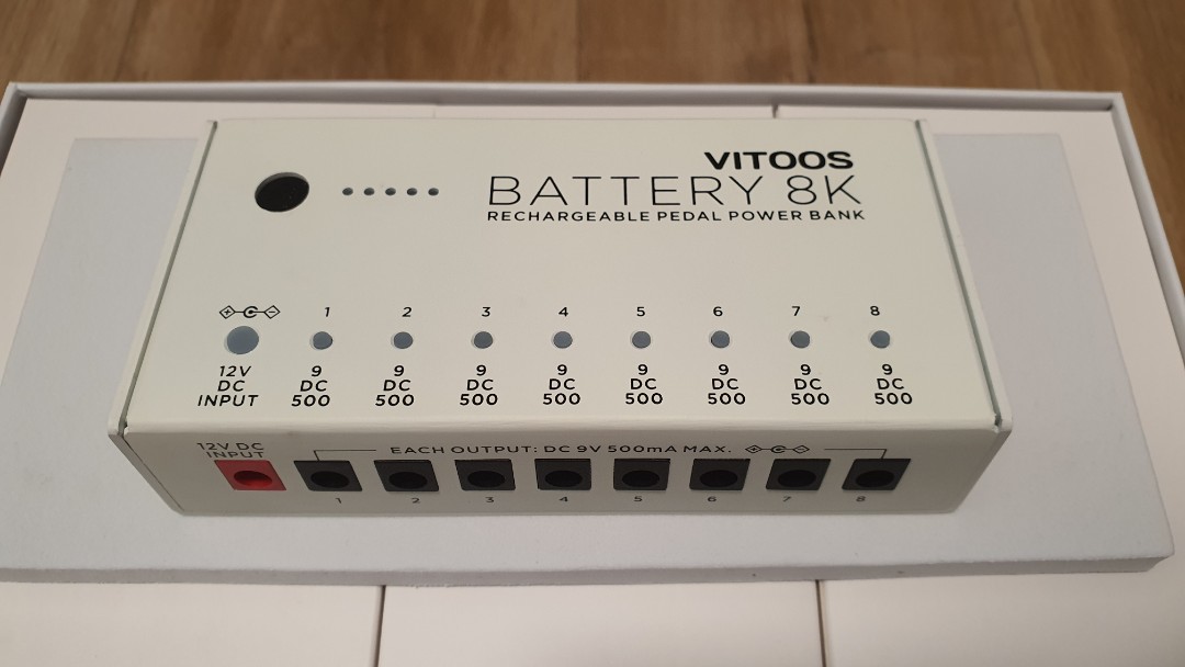Vitoos Pedalboard Battery 8k, Hobbies & Toys, Music & Media, Musical Instruments on Carousell